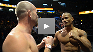 Middleweight Tim Boetsch welcomes Hector Lombard to the UFC tomorrow night in the co-main event of UFC 149 - watch their staredown from the weigh-in.