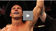 Hometown hero Donald Cerrone shares a moment backstage with opponent Melvin Guillard after their Fight of the Night performance at UFC 150.