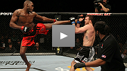 Jon Jones earns a shot at the UFC light heavyweight title by dominating the previously unbeaten Ryan Bader en route to a second-round submission finish.