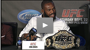 Jones vs. Belfort, Benavidez vs. Johnson, Bisping vs. Stann... Watch the UFC 152 pre-fight press conference.
