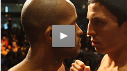 Joseph Benavidez and Demetrious Johnson are all business prior to their title fight, while Michael Bisping and Brian Stann are chomping at the bit for a chance at one another. See both serious staredowns here.