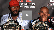 "I wanted to keep him guessing." Hear what Jon Jones, Vitor Belfort, Demetrious Johnson, and Michael Bisping had to say during the UFC&reg; 152 post-fight press conference.