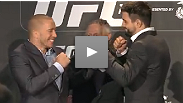 Watch the UFC 154 ticket press conference with Georges St-Pierre and Carlos Condit
