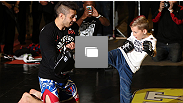 La sesi&oacute;n de entrenamientos abiertos en el Gym Combat el 26 de Septiembre, 2012 en Nottingham, Inglaterra. (Fotos por Josh Hedges/Zuffa LLC/Zuffa LLC v&iacute;a Getty Images)