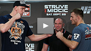 Assista a coletiva de imprensa oficial pr&eacute;-UFC: Struve x Miocic direto de Nottingham, Inglaterra.