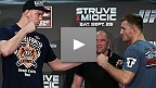 Coletiva de imprensa pr&eacute;-UFC: Struve x Miocic