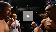 Watch as UFC legends Anderson Silva and Stephan Bonnar weigh in for their headlining bout at UFC 153.