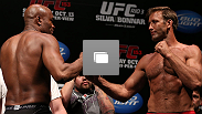 El pesaje de UFC 153 en la HSBC Arena el 12 de Octubre, 2012 en Rio de Janeiro, Brasil. (Fotos por Josh Hedges/Zuffa LLC/Zuffa LLC via Getty Images)