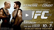 UFC 154 ser&aacute; transmitido en pantallas de cinepolis en algunos pa&iacute;ses de Latinoam&eacute;rica, nuevas Octagon Girls para UFC Macao y m&aacute;s noticias de la semana.