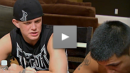 The pranks at the house reach a new low. A fighter turns on his own teammate, offering up secret advice before a highly-anticipated lightweight bout.