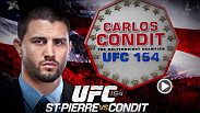 Em novembro, escolha o candidato meio-m&eacute;dio  de sua prefer&ecirc;ncia - Carlos Condit para campe&atilde;o meio-m&eacute;dio no UFC 154.