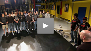 Team UK finishes choosing its fighters, now its Team USA's turn. 16 fighters line up to fight it out represent the US, and go to war with Team UK, to decide who is the Ultimate Fighter.