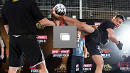 UFC&reg; press conference and open workout at Harbour City Mall on November 7, 2012 in Hong Kong, Hong Kong.  (Photo by Josh Hedges/Zuffa LLC/Zuffa LLC via Getty Images)