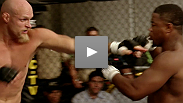 Rashad Evans takes on Keith Jardine in the first heavyweight semi-final match. But before the fists can fly, Rashad must contend with Matt Hughes being his corner man.