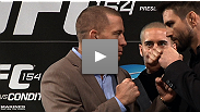 UFC welterweight champion Georges St-Pierre and interim champion Carlos Condit talk about their training, mindsets and game plans ahead of their clash at UFC 154.