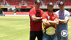 UFC on FX 6: UFC Stars Learn Australian Rules Football