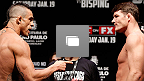 Galerie photos de la pes&eacute;e de l'UFC&reg; on FX : Belfort vs Bisping