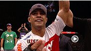 Vitor Belfort proves he's still got a few tricks left up his sleeve, stopping Michael Bisping with a head kick in the second round. hear what "The Phenom" had to say following his victory.