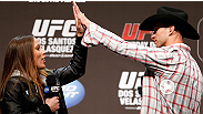 UFC women's bantamweight contender Liz Carmouche dropped by the UFC 155 Q&A with Donald Cerrone to discuss her title shot against Ronda Rousey at UFC 157.