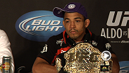 "Frankie was a great champion." Hear from Jose Aldo and Frankie Edgar at the UFC 156 post-fight press conference.