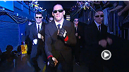 James Te Huna channels Will Smith's Men in Black style for his memorable London walkout.
