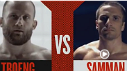 Tor Troeng and Josh Samman prepare to face-off. Watch The Ultimate Fighter Tuesdays at 9 ET/PT on FX with replays on FUEL TV.
