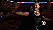 Take an exclusive look behind the scenes of the historic women's bantamweight title fight between Ronda Rousey and Liz Carmouche at UFC 157.