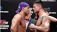 Headliners Wanderlei Silva and Brian Stann weigh in for their light heavyweight tilt at UFC on FUEL TV.