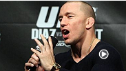 UFC welterweights Georges St-Pierre and Nick Diaz get into it early on the pre-fight media conference call.