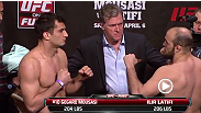Assista a pesagem ao vivo do UFC Su&eacute;cia &agrave;s 11 da manh&atilde;.