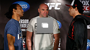 Media day ahead of the UFC on FOX event at HP Pavilion on April 18, 2013 in San Jose, California.  (Photos by Josh Hedges/Zuffa LLC/Zuffa LLC via Getty Images)