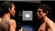 Pes&eacute;e de l'UFC on FOX au California Theatre le 19 avril 2013 &agrave; San Jose, Californie. (Photos par Josh Hedges/Zuffa LLC/Zuffa LLC via Getty Images)