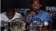 Assista os destaques da coletiva de imprensa p&oacute;s-UFC: Henderson x Melendez com Benson Henderson, Gilbert Melendez, Daniel Cormier e mais.