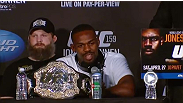 Full archive of the UFC 159 post-fight press conference with Jon Jones, Chael Sonnen, Michael Bisping, Roy Nelson, Phil Davis, Pat Healy and Sara McMann.