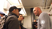 Bastidores do UFC Su&eacute;cia 2013.