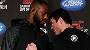 Depois de intermin&aacute;veis ​​provoca&ccedil;&otilde;es, jabs, e palha&ccedil;adas, Jon Jones e Chael Sonnen v&atilde;o finalmente se encontrar dentro do Oct&oacute;gono no UFC 159. D&ecirc; uma olhada na hist&oacute;ria por tr&aacute;s da guerra de palavras.