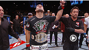 UFC heavyweight champion Cain Velasquez retains his title with a first-round destruction of Antonio 'Bigfoot' Silva. Hear what he had to say following his impressive win.