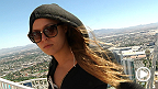 Ronda Rousey experiences some Las Vegas attractions as she tours the aquarium at the Mandalay Bay and gets shot to the top of the Stratosphere.
