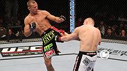 Donald 'Cowboy' Cerrone uses his vaunted striking game to soften Dennis Siver up before sinking in a choke at UFC 137.