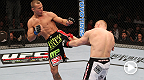 Donald 'Cowboy' Cerrone uses his vaunted striking game to soften Dennis Siver up before sinking in a choke at UFC 137.
