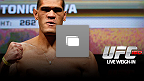 LAS VEGAS, NV - 24 de MAIO: Pesagem oficial do UFC 160 no MGM Grand Hotel/Casino. (Foto de Josh Hedges/Zuffa LLC/Zuffa LLC via Getty Images)