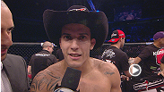 Featherweight Felipe Arantes TKOd Godofredo Pepey and bantamweight Raphael Assuncao submitted Vaughan Lee in Fortaleza - hear from these finishers after their wins.