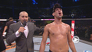 The new Ultimate Fighter is BJJ world champ Leonardo Santos, who submits William Patolino to win TUF Brasil 2. Hear from him after his victory in Fortaleza.