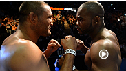 Watch light heavyweight headliners Rashad Evans and Dan Henderson's serious post-weigh-in staredown prior to their UFC 161 main event.