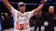 Welterweight Jake Shields takes the fight by a close split decision while lightweight James Krause wins by submission, the first one of the night.  Check out their post-fight highlights.