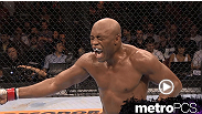 Vean al campe&oacute;n peso medio del UFC Anderson Silva conectar una devastadora rodilla al cuerpo del peso semi completo Stephan Bonnar en el Movimiento de la Semana.