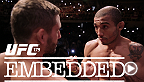 Catch up with featherweight contender Conor McGregor on the beaches of Brazil and UFC 179 stars Jose Aldo, Chad Mendes, Phil Davis and Glover Teixeira in the days leading up to their bouts in an all-new episode of UFC Embedded.
