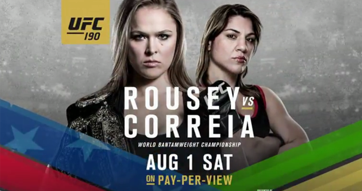 Ronda Rousey UFC 190