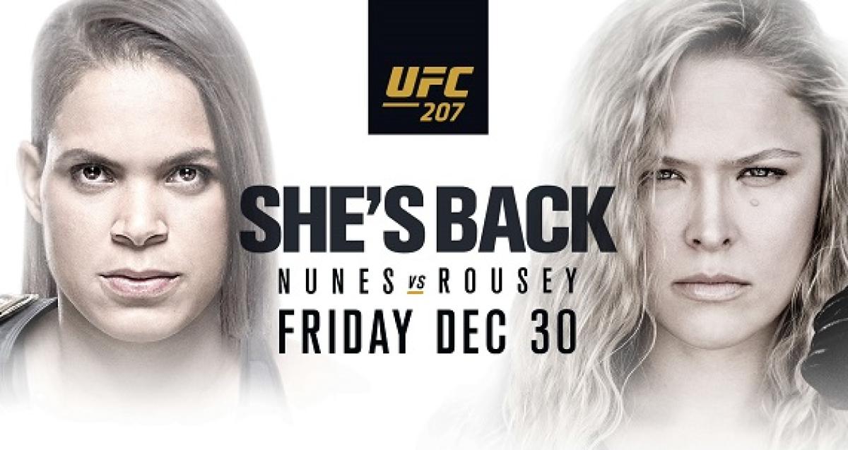 UFC 207 Nunes vs Rousey She's Back UFC ® Media
