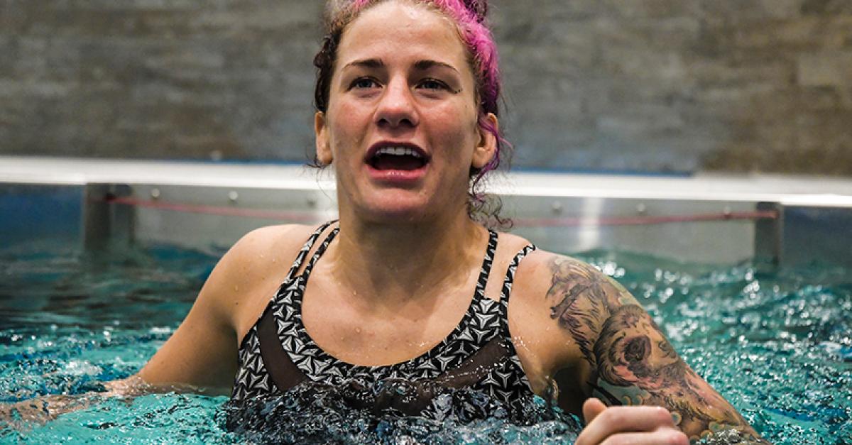 Photo Gallery Gina Mazany prepares at the UFC Performance Institute